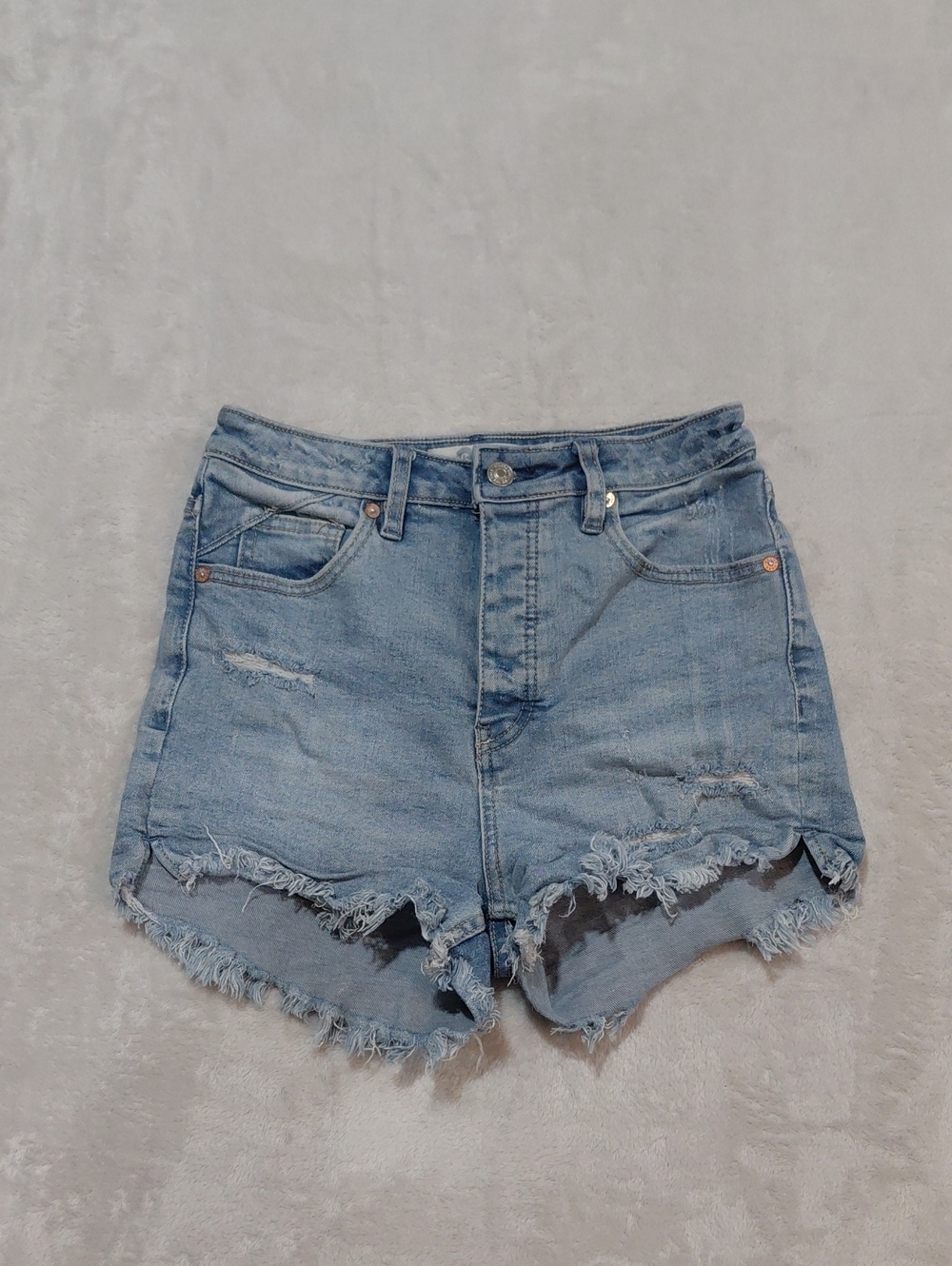 "We The Free" Distressed Denim Shorts